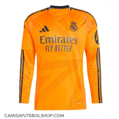 Camisa de time de futebol Real Madrid Replicas 2º Equipamento 2024-25 Manga Comprida